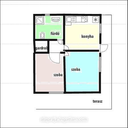 Lelle-kert Apartman 02 Balatonlelle Eksteriør billede
